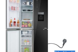 Tủ lạnh Aqua Inverter 456 lít AQR-IGW525EM(GB)